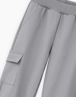 Брюки карго серо-зелёные