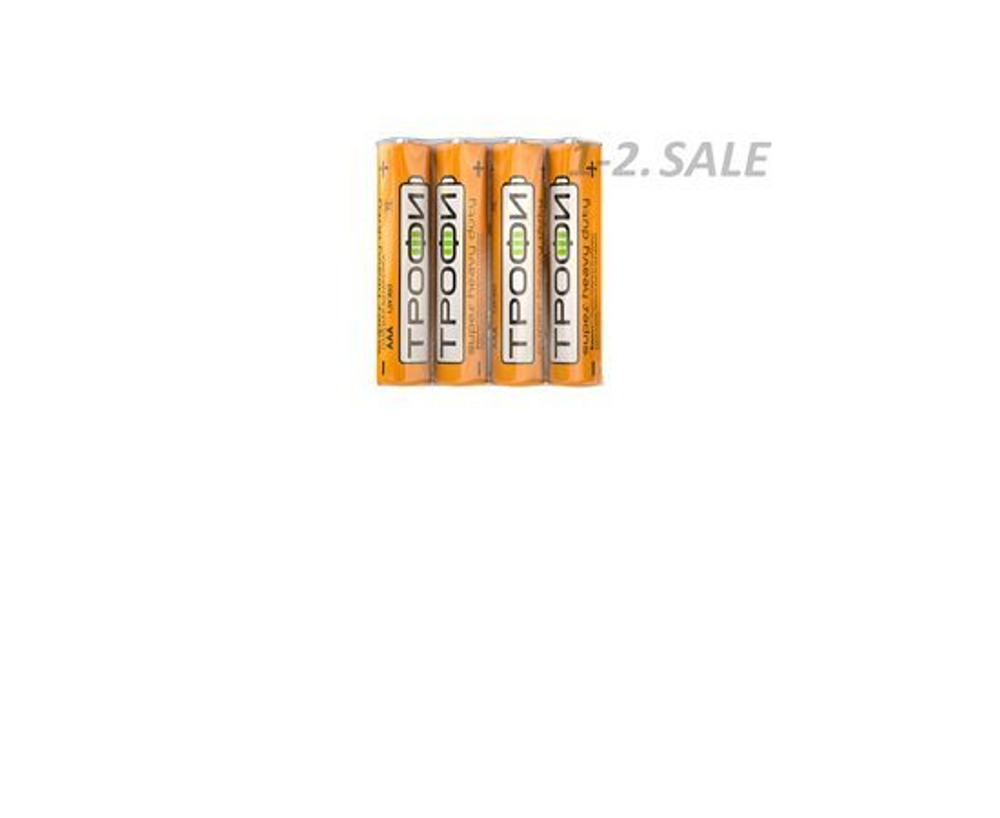 Элемент питания ТРОФИ SUPER HEAVY DUTY R03/286 4S 4 штуки