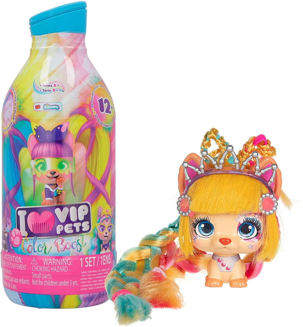 Питомец IMC Toys VIP Pets Color Boost 3 серия (Щенок)