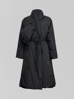 Куртка-одеяло однотонная с шарфом