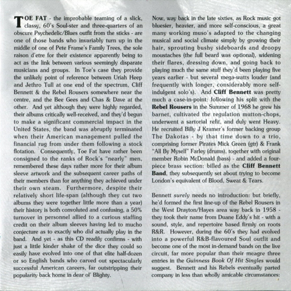 Toe Fat / Toe Fat I & II (2CD)