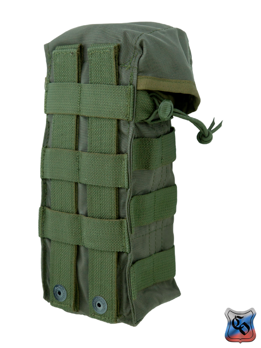 Подсумок SSO АК 2 MOLLE с бесшумной застёжкой и утяжкой. Олива
