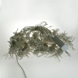 GAEM Электрогирлянда занавеска (400 светодиодов, 8 реж свеч, шнур 1,5 м, синяя), L387 W2 H205 см