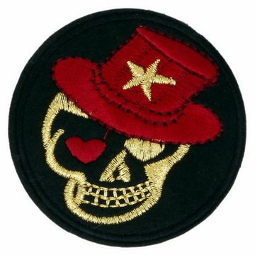 Нашивка Череп в цилиндре (331)