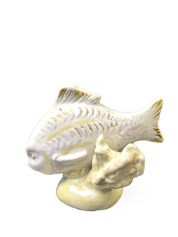 Фарфоровая статуэтка "Рыба - карп" Дулево