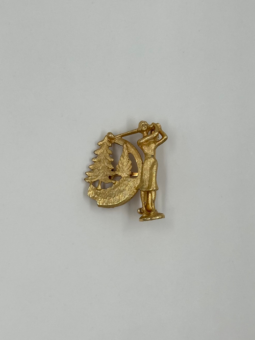 Брошь Гольф