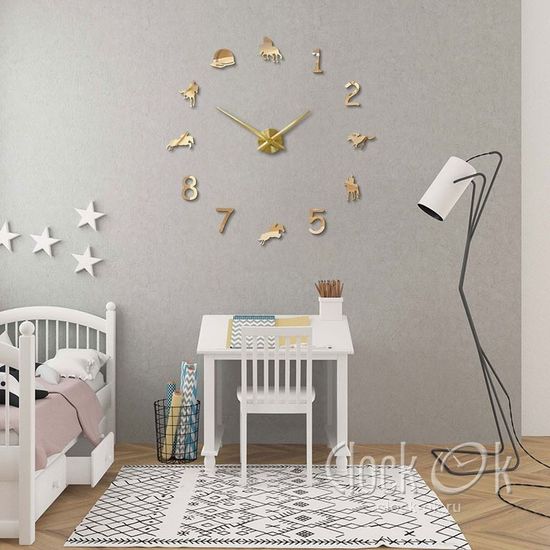 Настенные 3D часы Rodeo