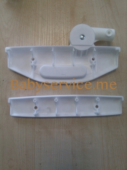 Шарнир капюшона белый левый