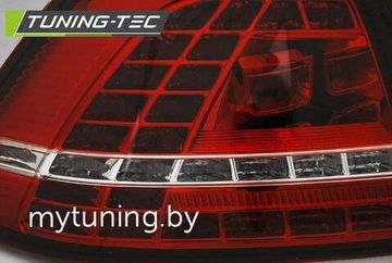 Задние фонари для Volkswagen Golf VII (13-17) LED Red Crystal GTI Look