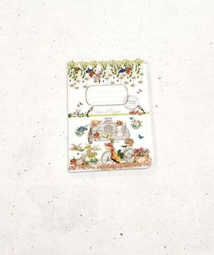 Блокнот 24 листа "Цветочный сад", линейка