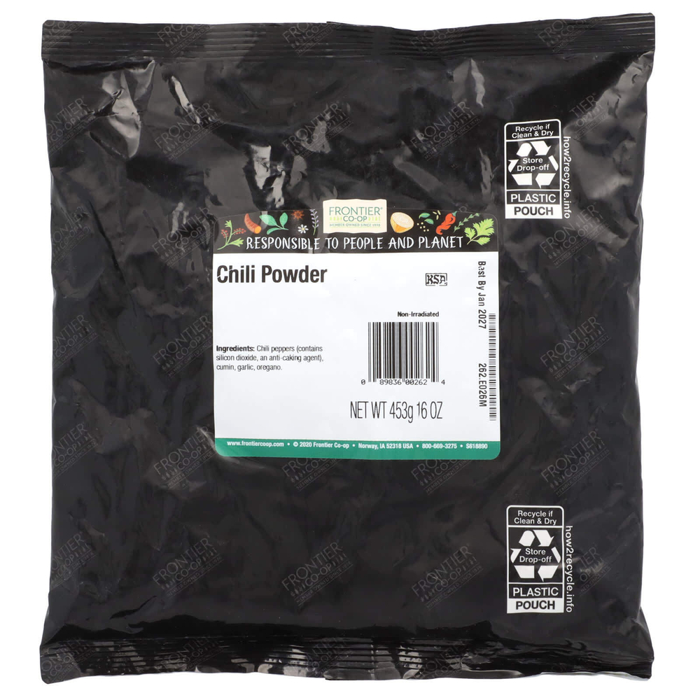 Frontier Co-op, Порошок чили, 453 г (16 унций)