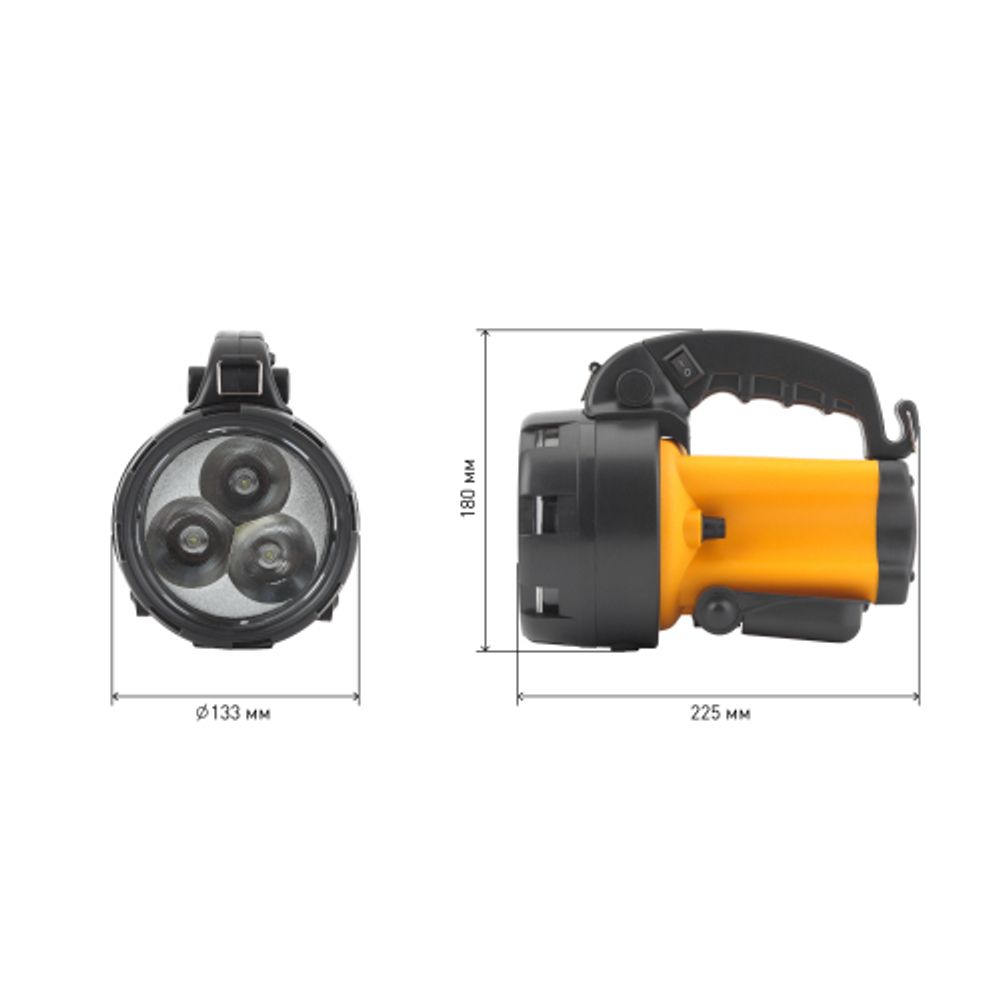 Светодиодный фонарь ЭРА PA-604 прожекторный аккумуляторный с регулируемой подставкой | Прожекторные фонари