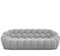 Трехместный диван Bubble 245 см, серый