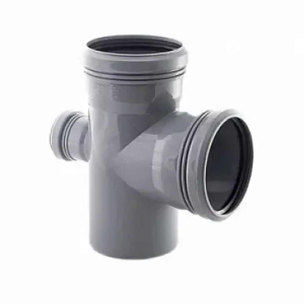 ПП Крестовина канализационная серая 110х110х50х90 ПОЛИТЭК (25 шт)