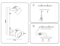 Ambrella Накладной поворотный светильник Move TA112