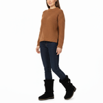 Унты женские укороченные из замши