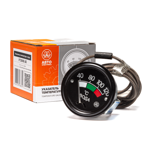Указатель температуры воды, 12/24 В, 40-120°С, с датчиком (2.2м)