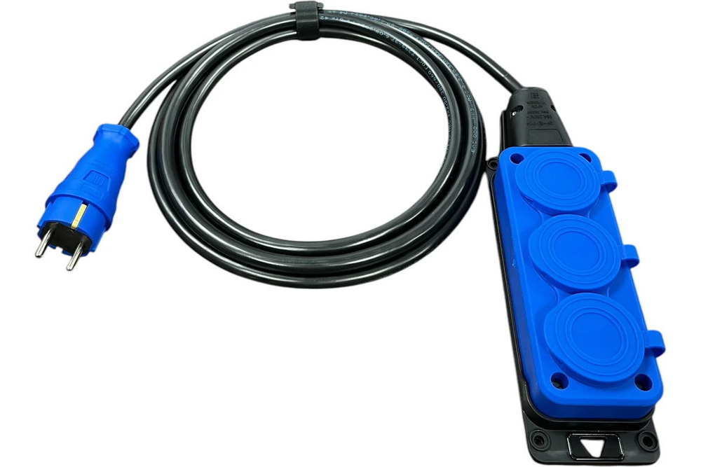 Удлинитель силовой iTOK i-CONNECT-COLOR-SU-PVS-315-3-54-7-BLUE