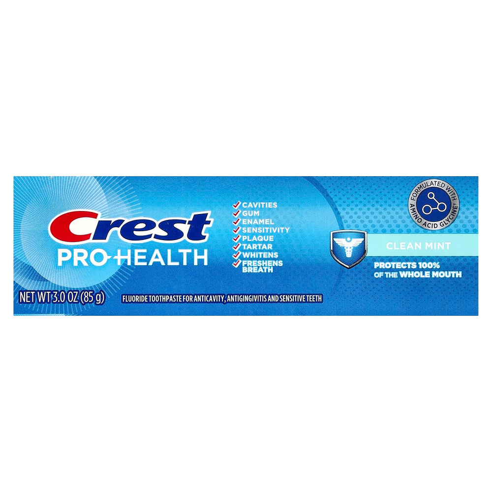 Crest, Pro-Health, зубная паста с фторидом, чистая мята, 85 г (3 унции)