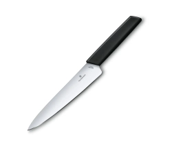 Victorinox Нож Swiss Modern 19см для порционирования, черный