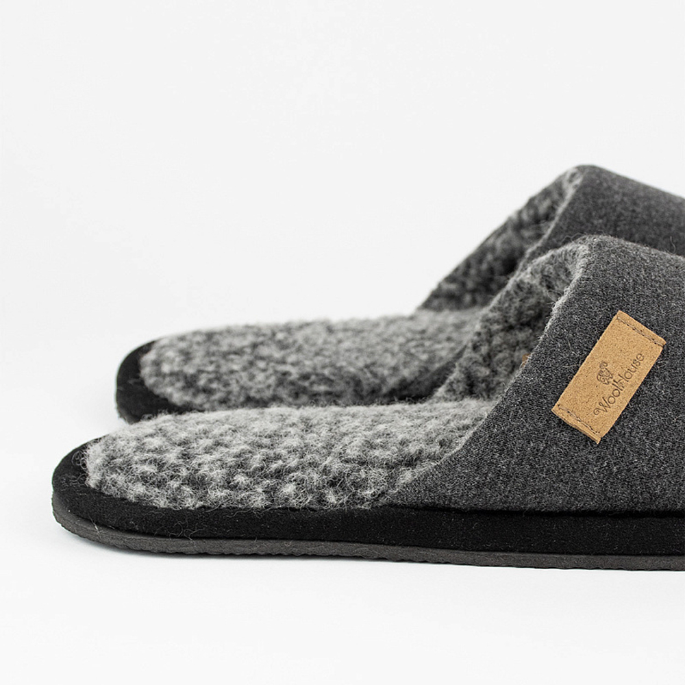 Туфли комнатные Грэй | темно-серый