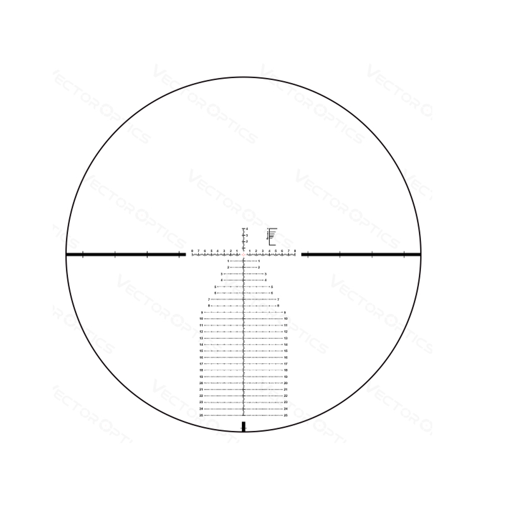 Оптический прицел Vector Optics FFP Continental x6 4-24x56 ( Тигр, СВД, ОП-СКС, ВПО-208 / Сетка VEC-MBR / с подсветкой )