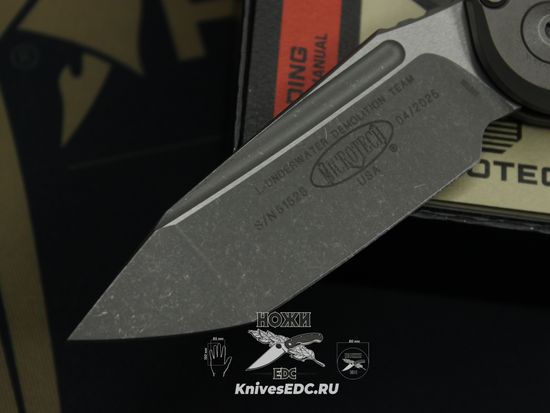 Нож Microtech LUDT T/E Gen III 1136-10APNC Natural Clear Apocalyptic Standard - рукоять алюминий, клинок М390МК