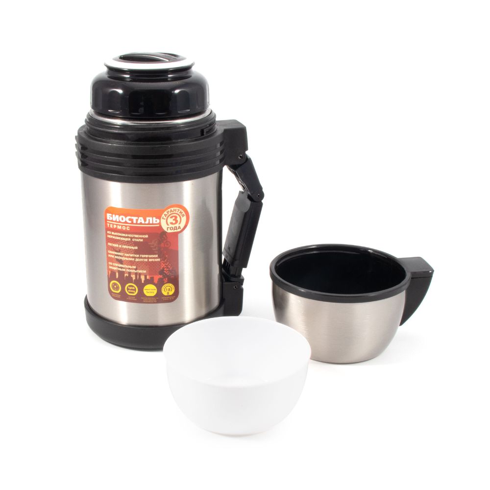 Термос &quot;Биосталь-СПОРТ&quot; универсальный с ручкой, 1,0 л/12/