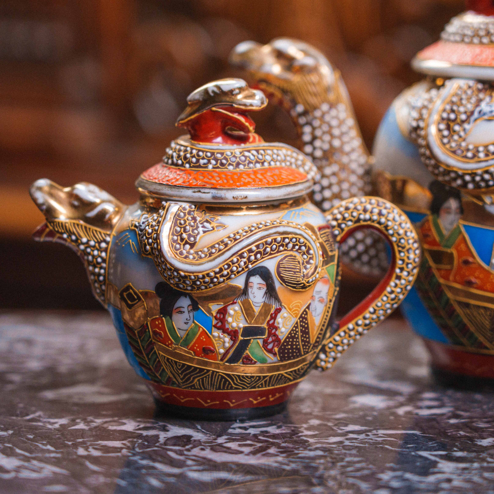 Кофейный сет в стиле Сацума