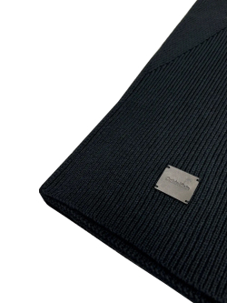 Шарф Calvin Klein Solid Ribbed Black Beauty