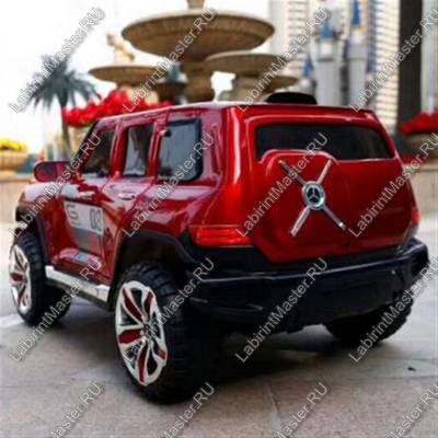 Детский электромобиль "Mercedes Police" красный