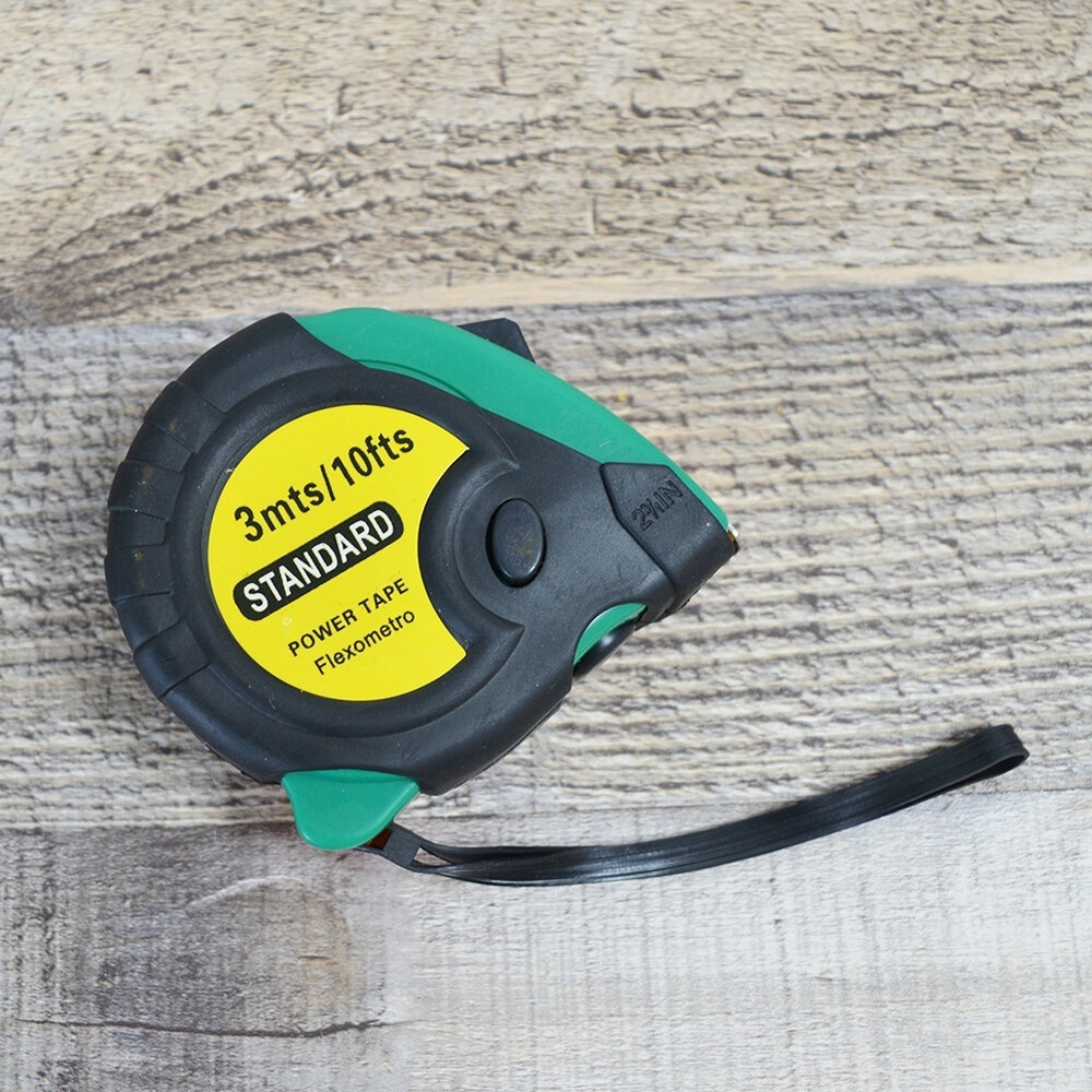 Рулетка 3м "STANDARD" в прорезиненном корпусе