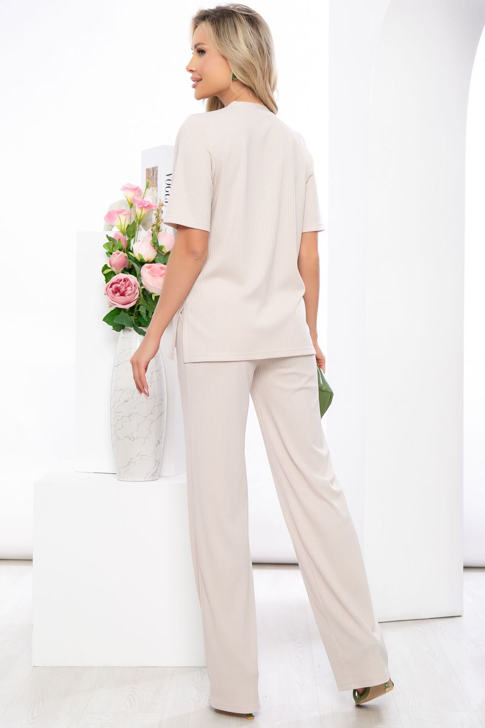 Костюм брючный "Дина" (экрю) К5355 LT Collection