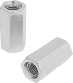 ГАЙКА ПЕРЕХОДНАЯ DIN 6334 М16 (БЕЛЫЙ ЦИНК 1 ШТ)