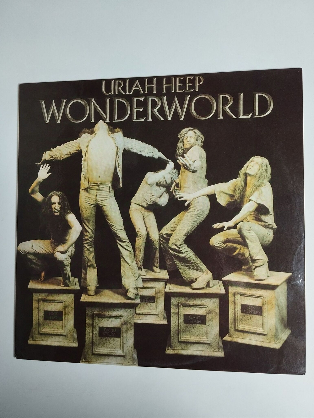 Винтажная виниловая пластинка LP Uriah Heep Wonderworld (Россия 1993)