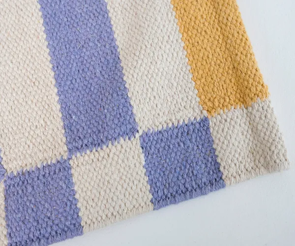 Ковровая дорожка клетчатая, 180х60см