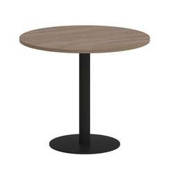 Onix Direct Стол круглый O.SPRG-1 Дуб Аризона/Металл Черный 900*900*750