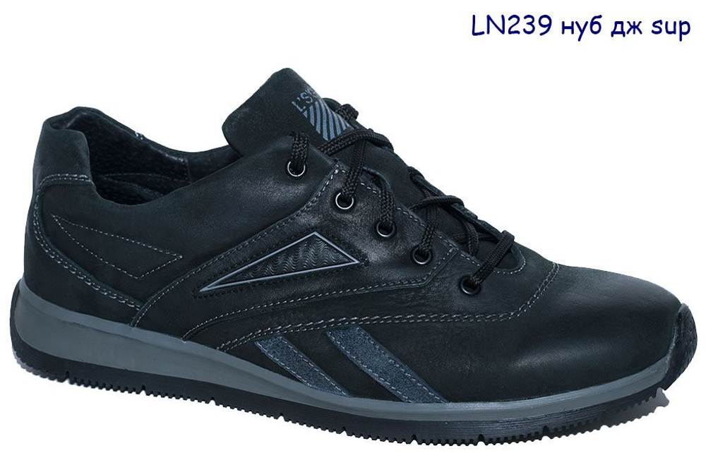 Кроссовки мужские LN 239 ндж sup черные
