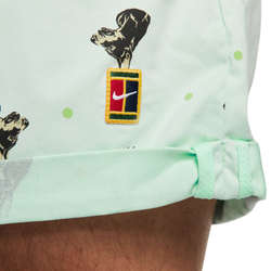 Мужские теннисные шорты Nike Dri-Fit Print Heritage Short - mint foam