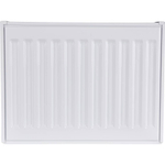 Радиатор панельный профильный ROMMER Compact тип 22 - 300x400 мм (подкл.боковое, белый)