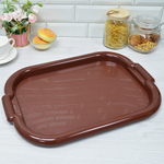 Поднос 36*50см темно-коричневый