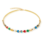 Колье Coeur de Lion Multicolour Gold 2100/10-1516