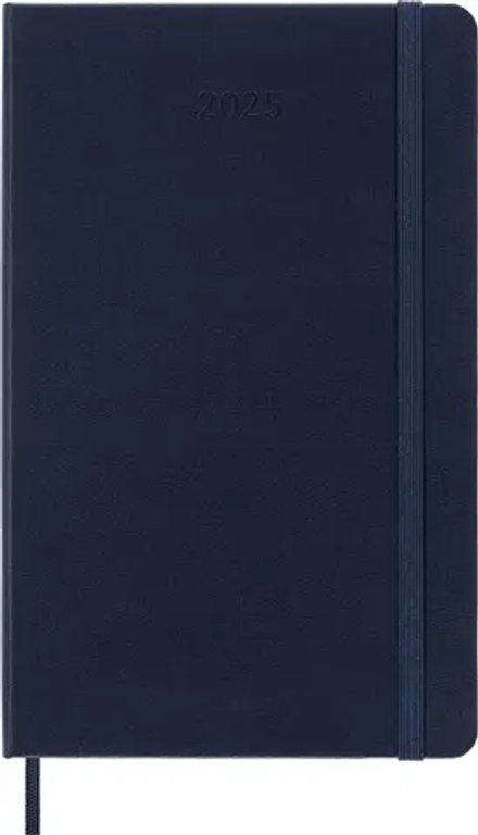Еженедельник на 2025 год Moleskine Classic WKNT (DHB2012WN3) 13х21см твердая обложка синий сапфир