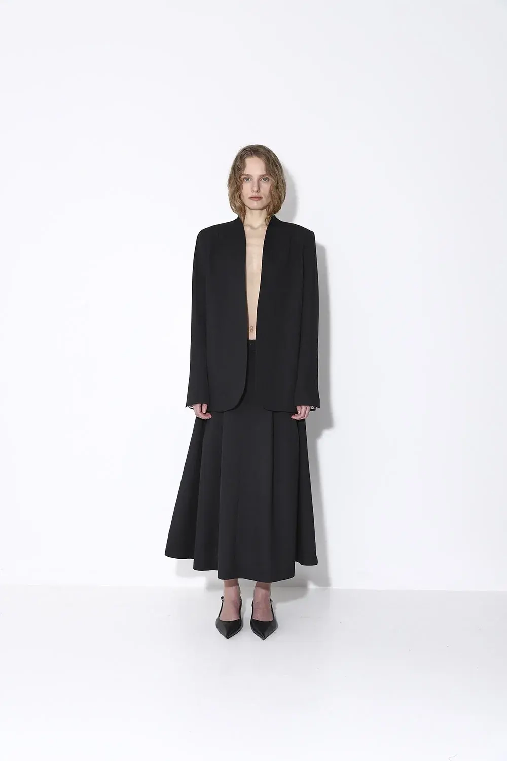 Жакет из смесовой шерсти