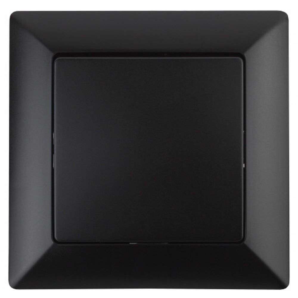 Переключатель Intro Solo 4-108-05 одноклавишный промежуточный, 10А-250В, IP20, СУ, антрацит