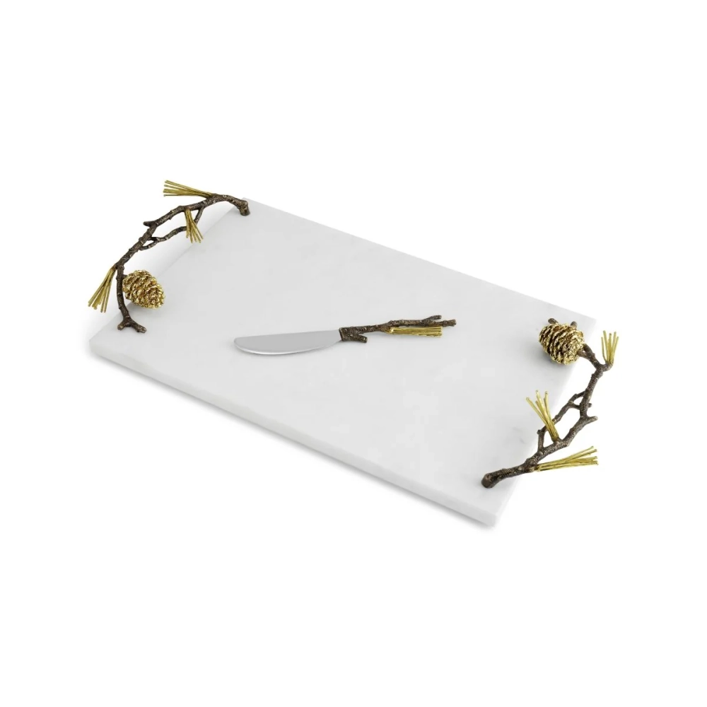 Сервировочный сырный набор Pine Cone (49.5 x 25.4 см)