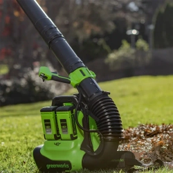 Greenworks GD40BPG2 40В ранцевая воздуходувка аккумуляторная (1 x 4 Ач, ЗУ) 78 м/с 2408107UB