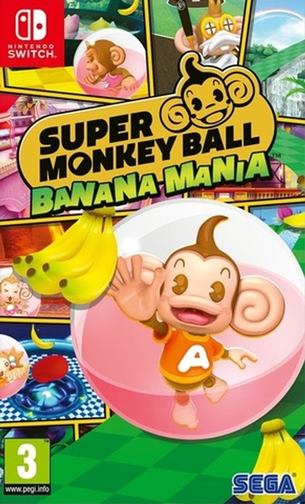 Картридж Nintendo Switch Super Monkey Ball: Banana Mania (б/у)