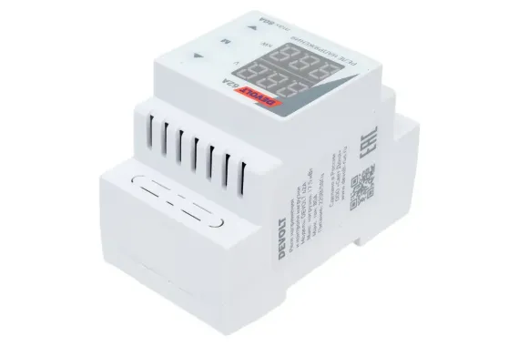 Реле напряжения DEVOLT-62А VA-63A 80А 37766