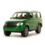 Модель ин. мет. "УАЗ Patriot" 12см, дв., багаж. зеленый, коробка SB-17-81-UP4-WB (Технопарк)
